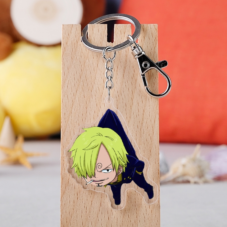 One Piece Anime acrylic keychain price for 5 pcs 2329