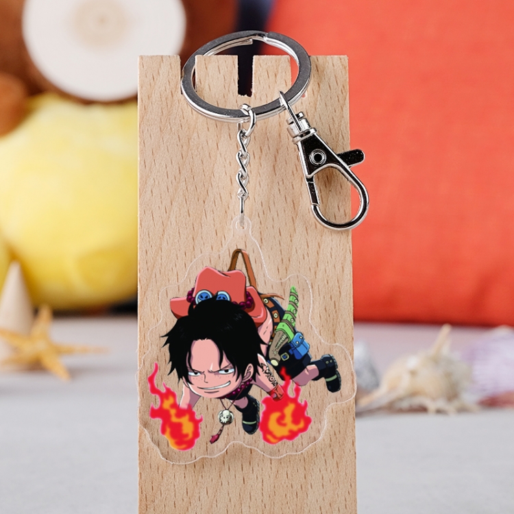 One Piece Anime acrylic keychain price for 5 pcs 2327