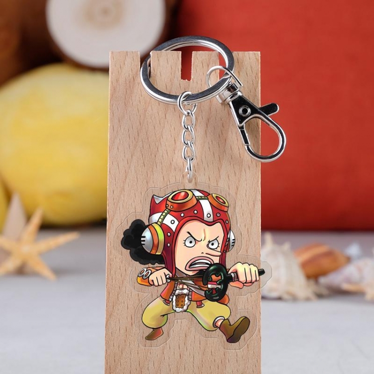 One Piece Anime acrylic keychain price for 5 pcs 2105