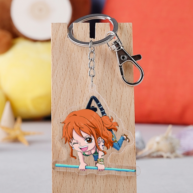 One Piece Anime acrylic keychain price for 5 pcs 2330