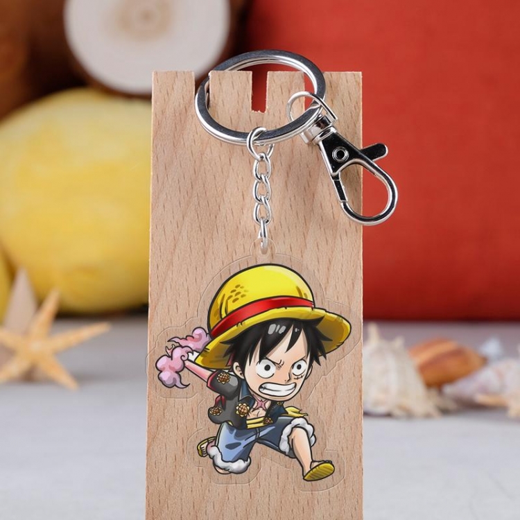 One Piece Anime acrylic keychain price for 5 pcs 2101