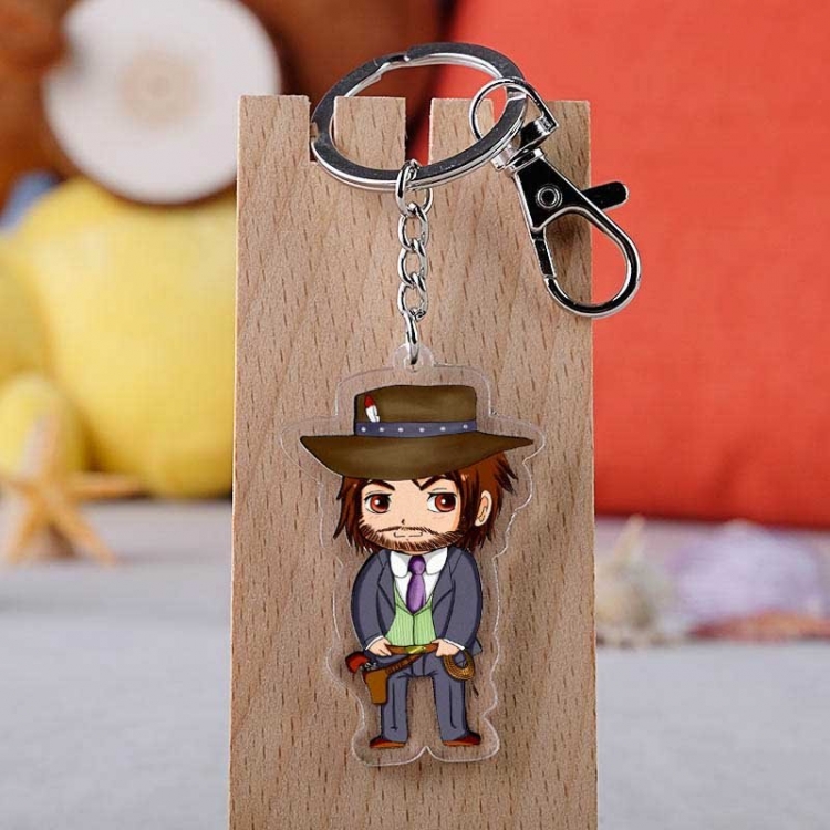 A Fistful Of Dollars Anime acrylic keychain price for 5 pcs 2296 