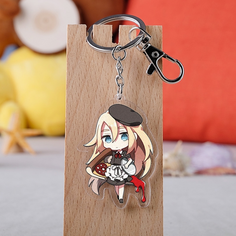 Angels of Death Anime acrylic keychain price for 5 pcs 2979