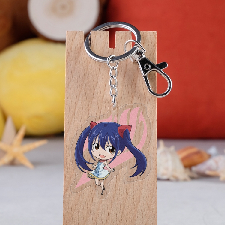 Fairy tail Anime acrylic keychain price for 5 pcs 3075