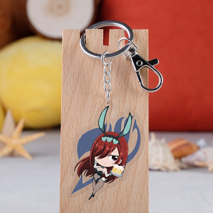 Fairy tail Anime acrylic keychain price for 5 pcs 3079