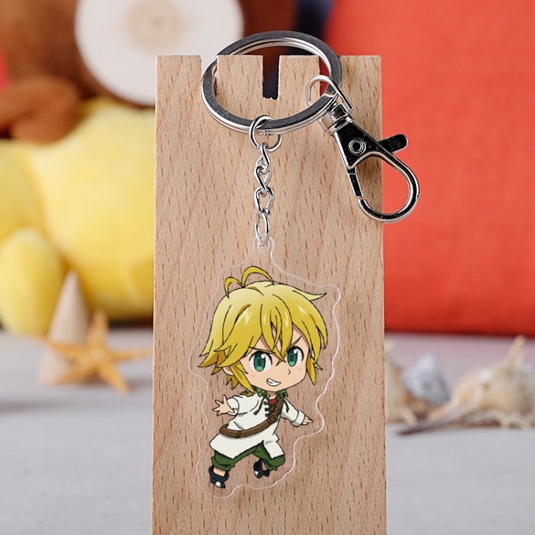 The Seven Deadly Sins Anime acrylic keychain price for 5 pcs 2965