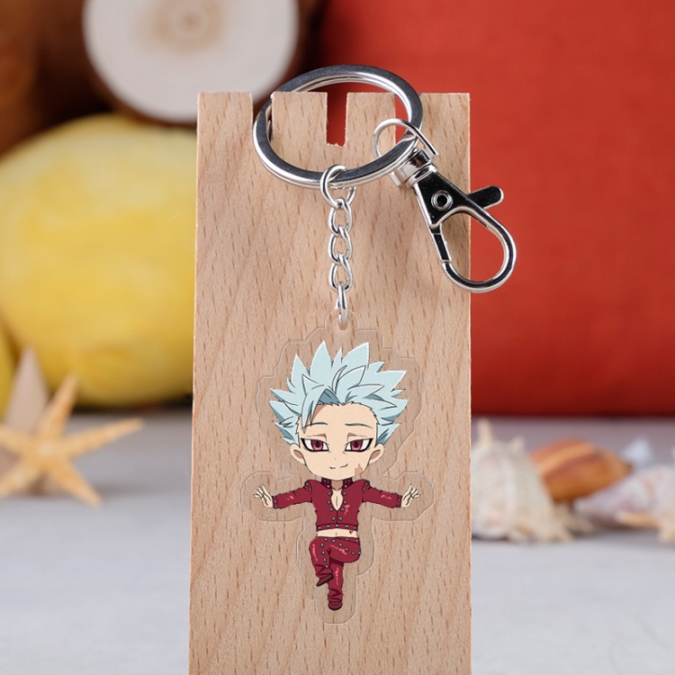 The Seven Deadly Sins Anime acrylic keychain price for 5 pcs 2970