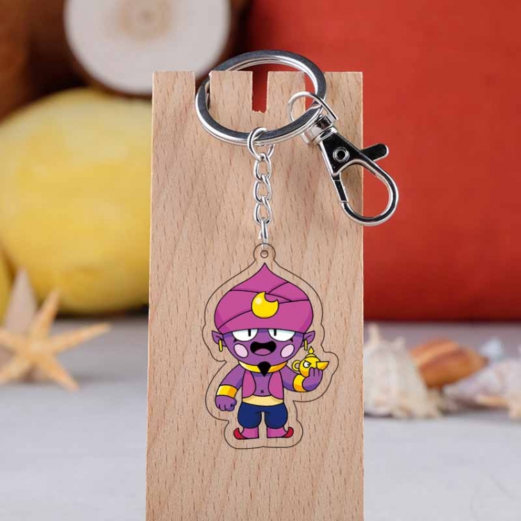 Brawl Stars Anime acrylic keychain price for 5 pcs 4604