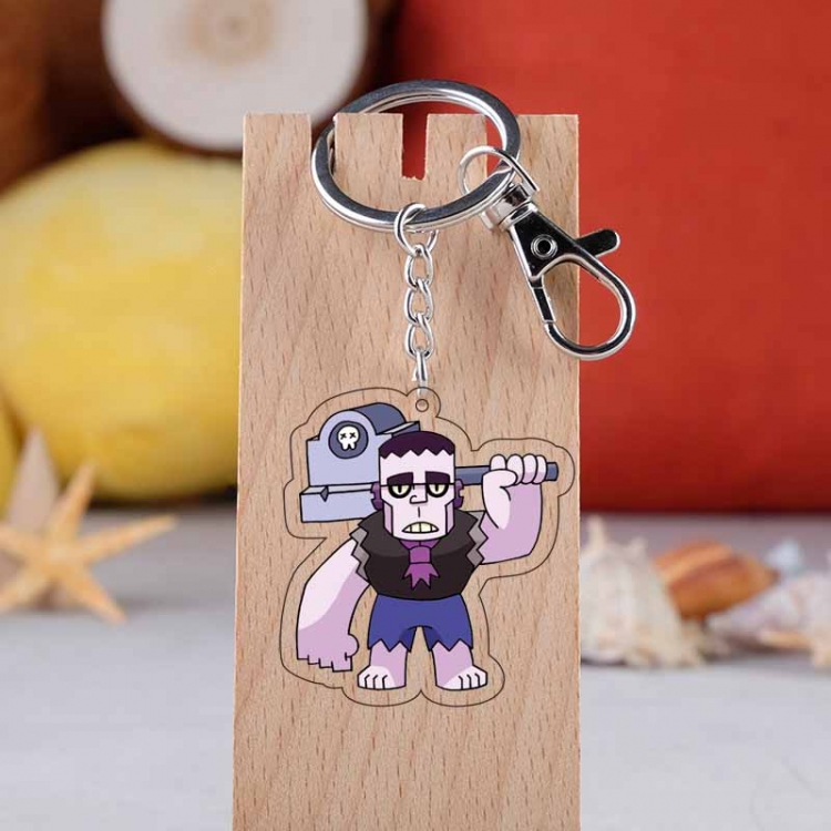 Brawl Stars Anime acrylic keychain price for 5 pcs 4599