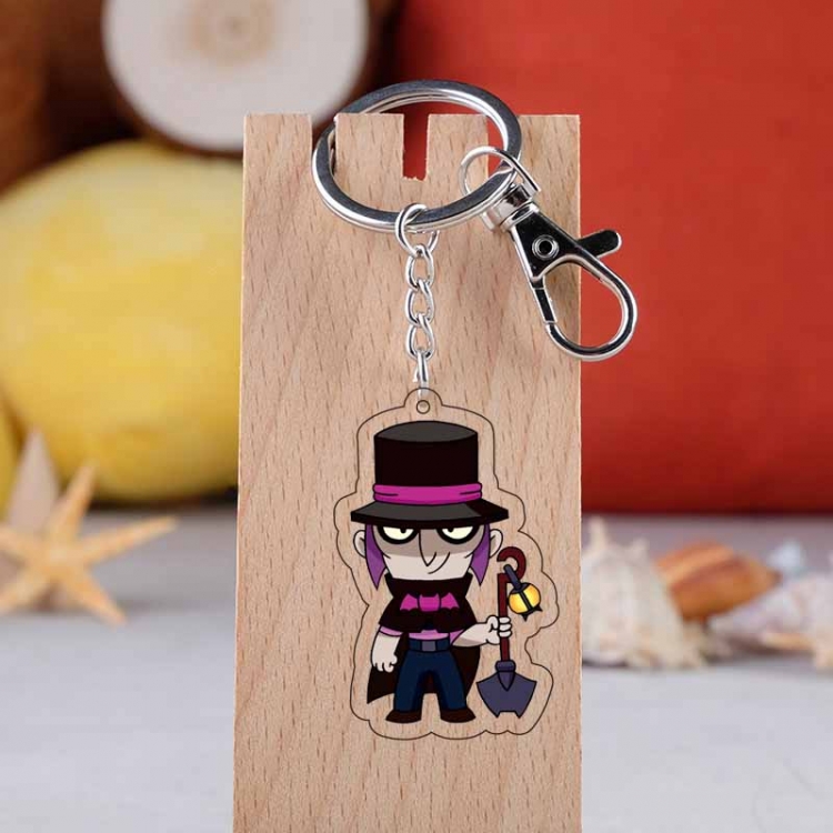 Brawl Stars Anime acrylic keychain price for 5 pcs 4598