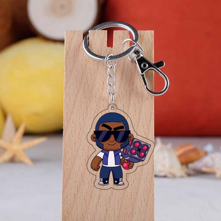 Brawl Stars Anime acrylic keychain price for 5 pcs 4605