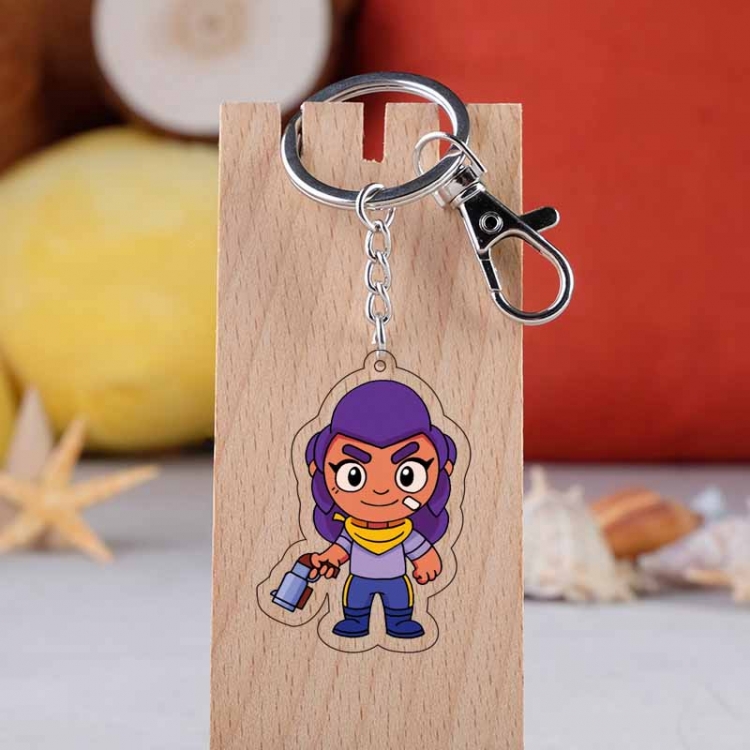 Brawl Stars Anime acrylic keychain price for 5 pcs 4601