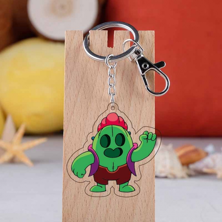 Brawl Stars Anime acrylic keychain price for 5 pcs 4591