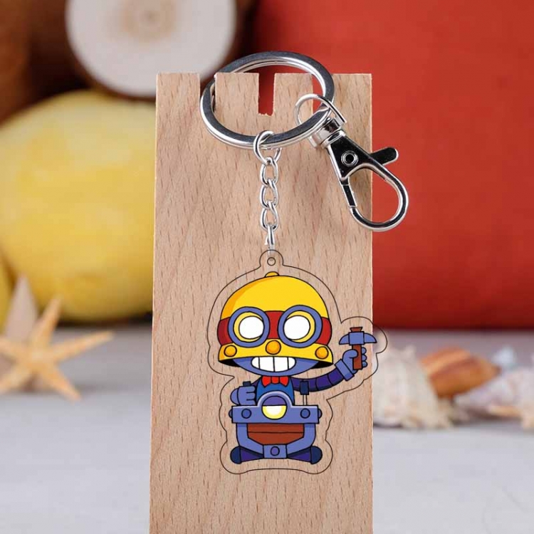 Brawl Stars Anime acrylic keychain price for 5 pcs 4595