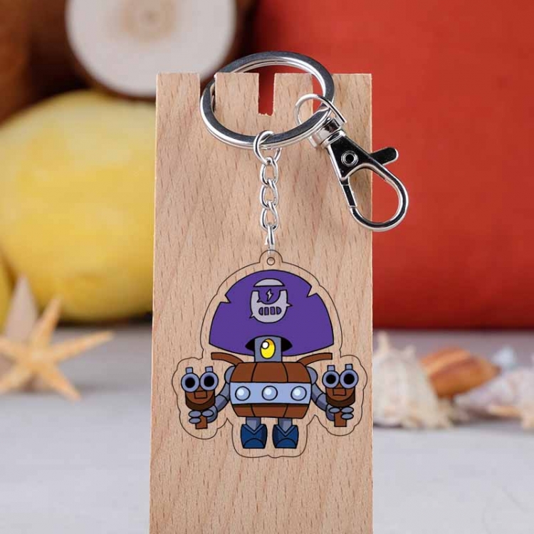 Brawl Stars Anime acrylic keychain price for 5 pcs 4602