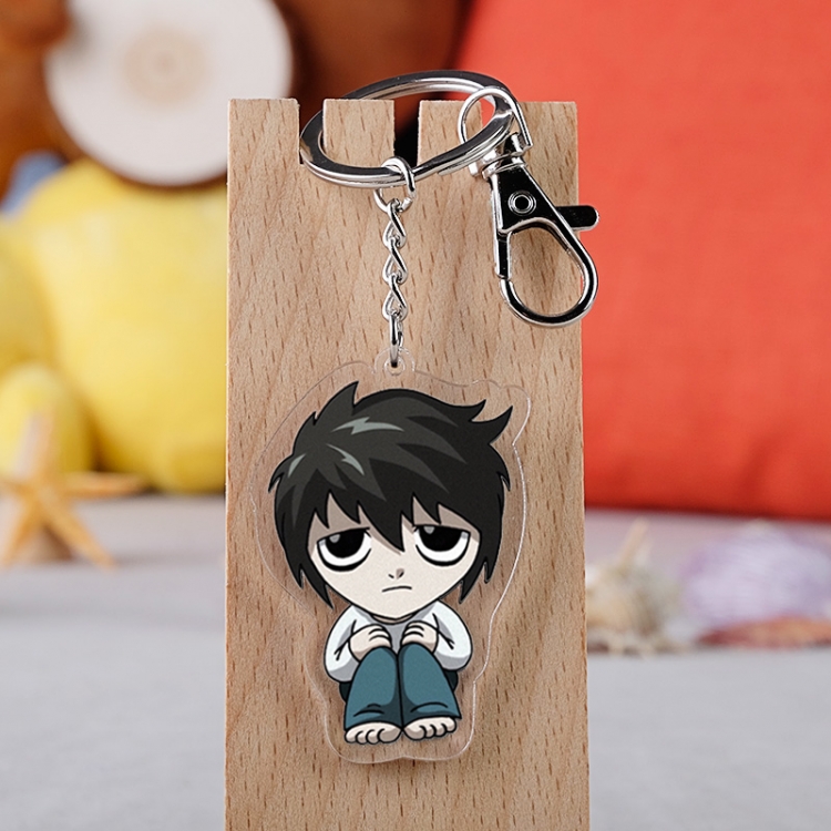 Death note Anime acrylic keychain price for 5 pcs 2853