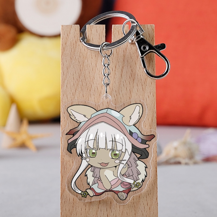 From the Abyss  Anime acrylic Key Chain  price for 5 pcs 3300