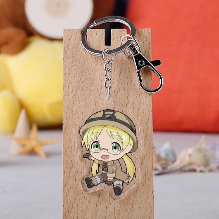 From the Abyss  Anime acrylic Key Chain  price for 5 pcs 3299