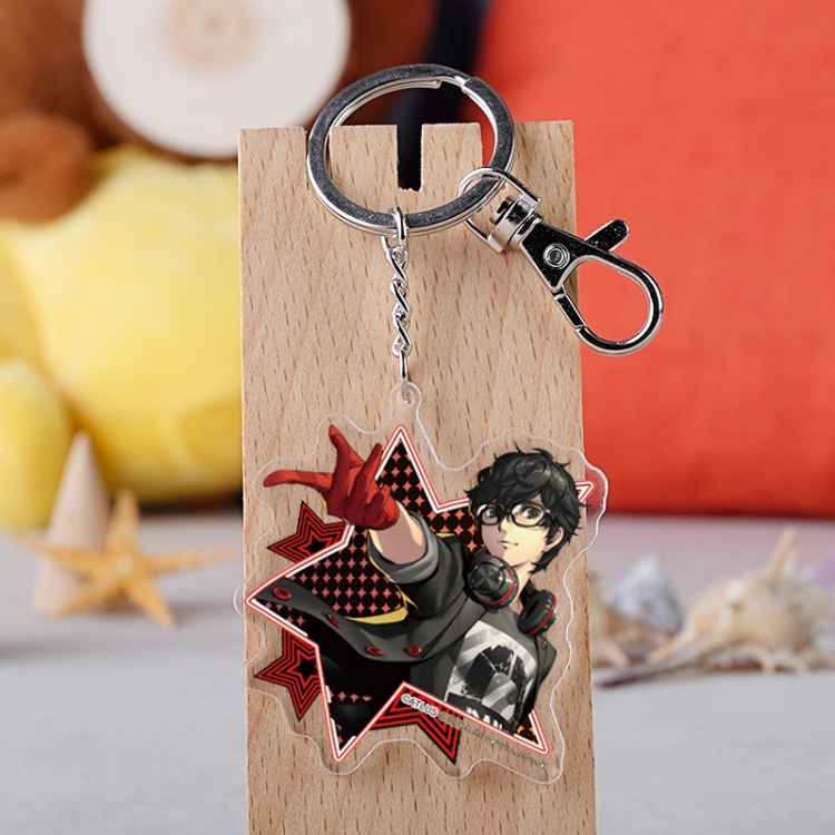 Persona  Anime acrylic Key Chain  price for 5 pcs 2858