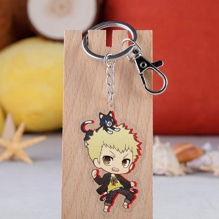 Persona  Anime acrylic Key Chain  price for 5 pcs 2870