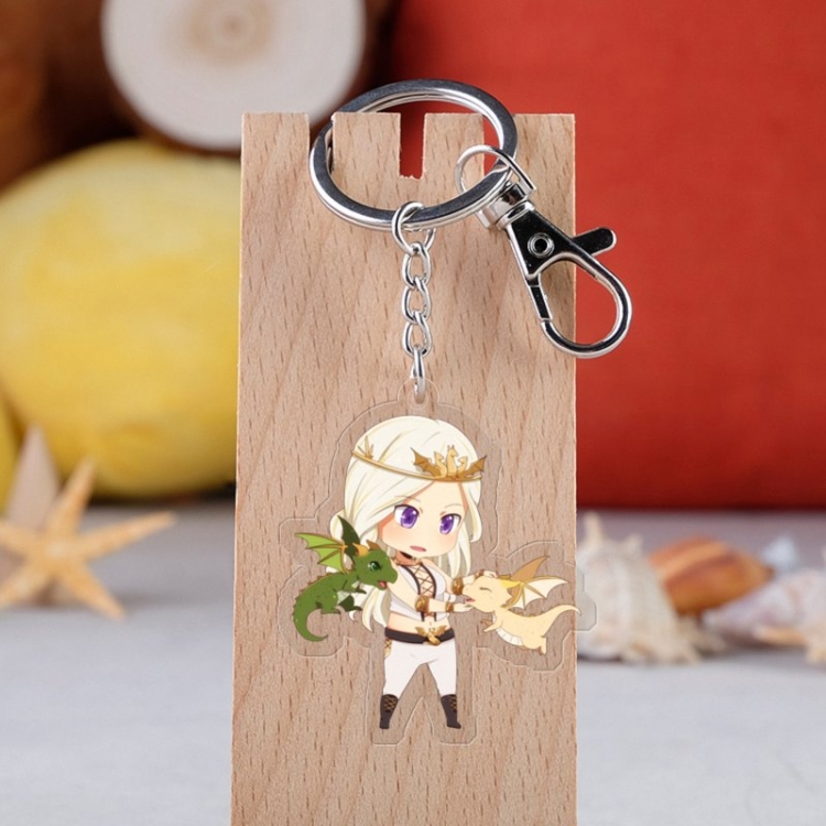 Game of Thrones  Anime acrylic Key Chain  price for 5 pcs 3723