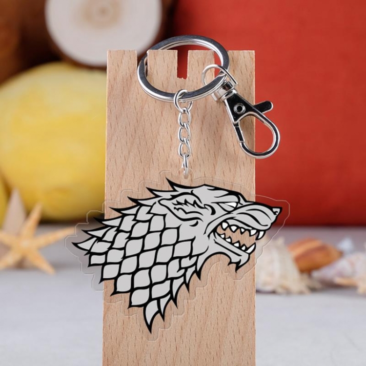 Game of Thrones  Anime acrylic Key Chain  price for 5 pcs 3722