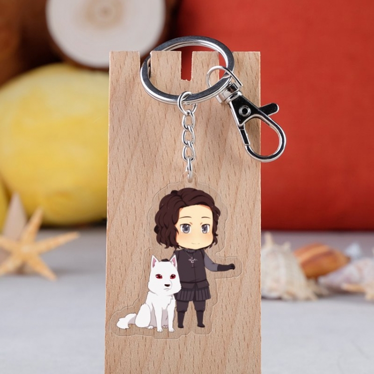 Game of Thrones  Anime acrylic Key Chain  price for 5 pcs 3724