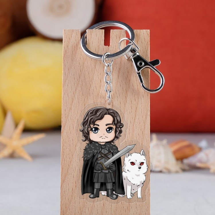 Game of Thrones  Anime acrylic Key Chain  price for 5 pcs 3721