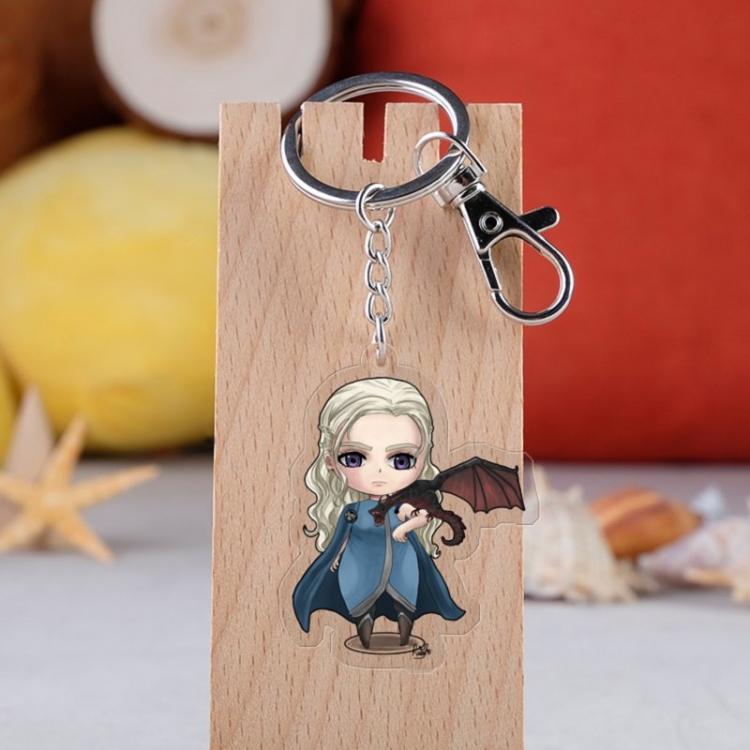 Game of Thrones  Anime acrylic Key Chain  price for 5 pcs 3725