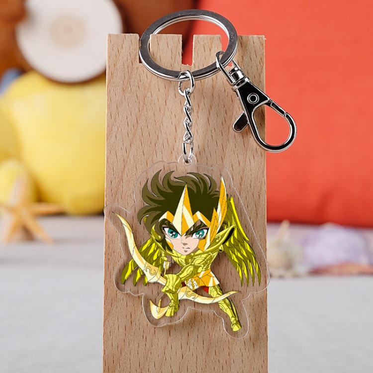 Saint Seiya Anime acrylic Key Chain  price for 5 pcs 3122