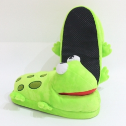 Frog Cartoon warm plush shoes ...