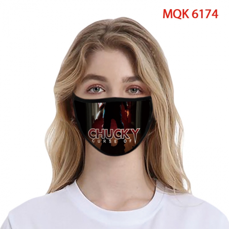 Child's Play  Color printing Space cotton Masks price for 5 pcs MQK-6174