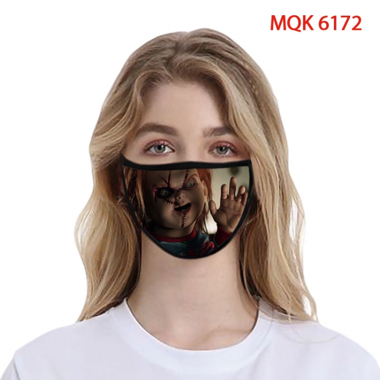 Child's Play  Color printing Space cotton Masks price for 5 pcs MQK-6172