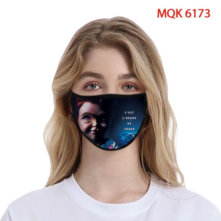Child's Play  Color printing Space cotton Masks price for 5 pcs MQK-6173