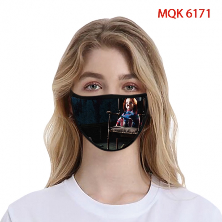 Child's Play  Color printing Space cotton Masks price for 5 pcs MQK-6171