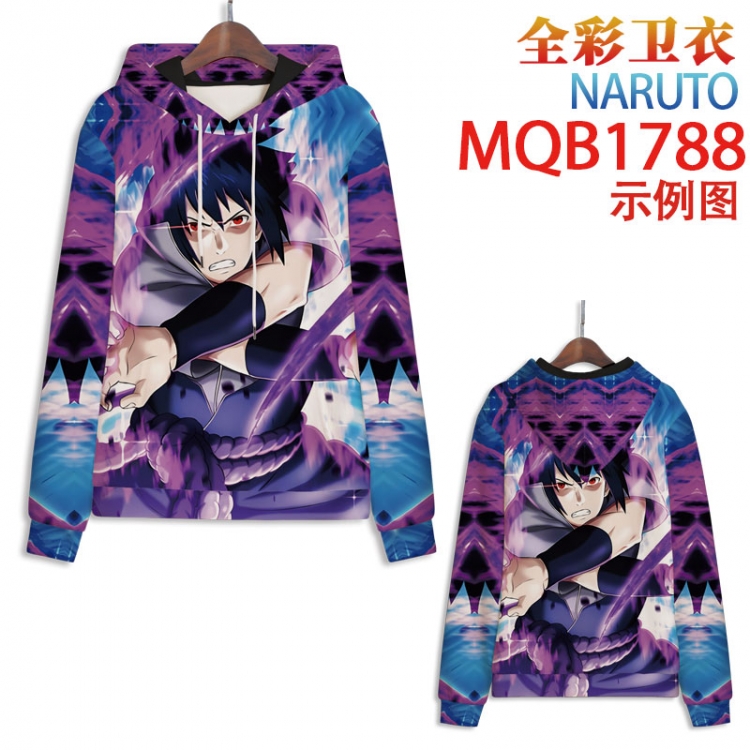 Naruto Full Color Patch pocket Sweatshirt Hoodie 8 sizes from  XS to XXXXL MQB1788