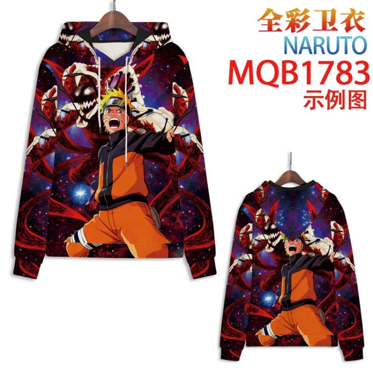 Naruto Full Color Patch pocket Sweatshirt Hoodie 8 sizes from  XS to XXXXL MQB1783