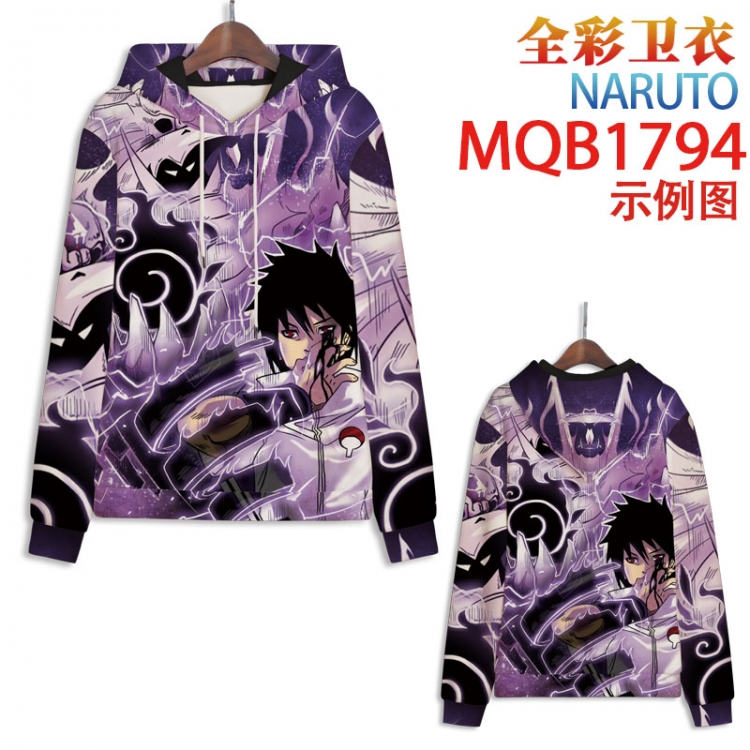 Naruto Full Color Patch pocket Sweatshirt Hoodie 8 sizes from  XS to XXXXL MQB1794