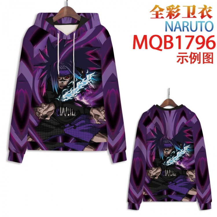 Naruto Full Color Patch pocket Sweatshirt Hoodie 8 sizes from  XS to XXXXL  MQB1796