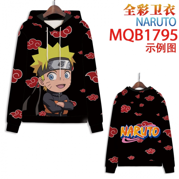 Naruto Full Color Patch pocket Sweatshirt Hoodie 8 sizes from  XS to XXXXL MQB1795