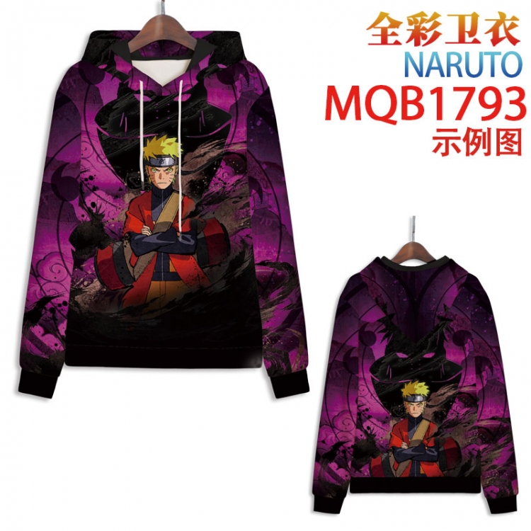 Naruto Full Color Patch pocket Sweatshirt Hoodie 8 sizes from  XS to XXXXL  MQB1793