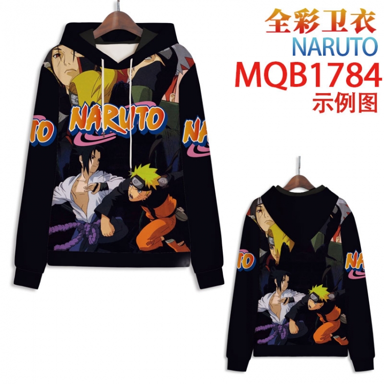 Naruto Full Color Patch pocket Sweatshirt Hoodie 8 sizes from  XS to XXXXL  MQB1784