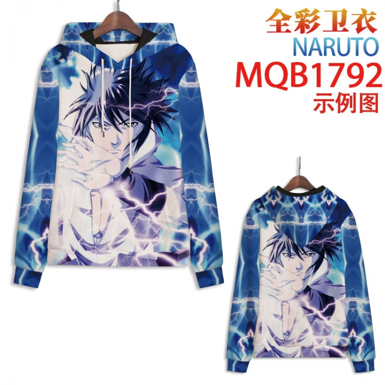 Naruto Full Color Patch pocket Sweatshirt Hoodie 8 sizes from  XS to XXXXL  MQB1792