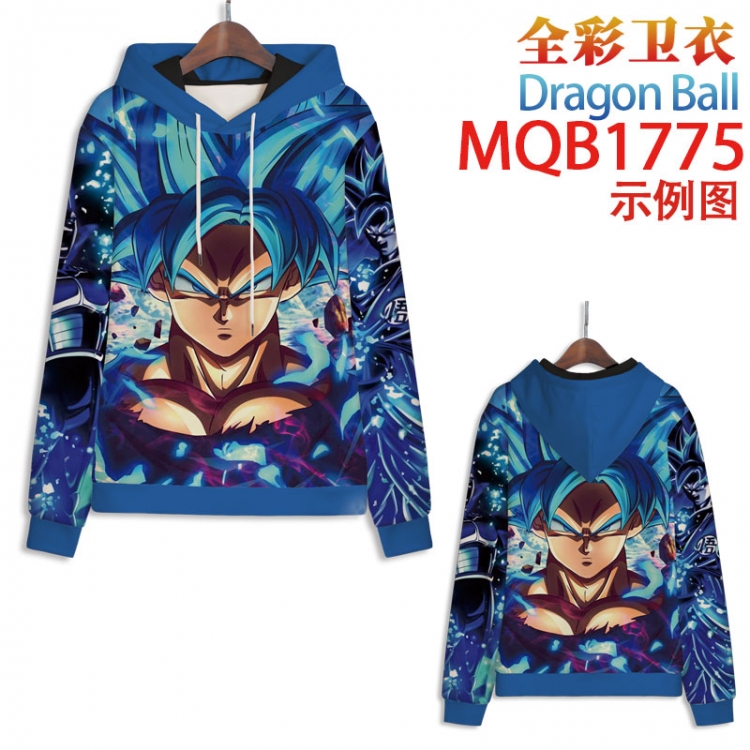 DRAGON BALL  Full Color Patch pocket Sweatshirt Hoodie 8 sizes from  XS to XXXXL  MQB1775