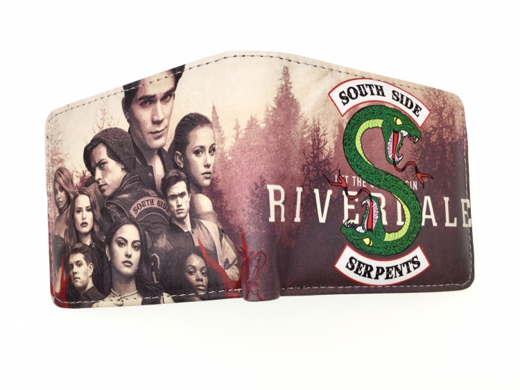 Riverdale two fold Short wallet 11X9.5CM 60G