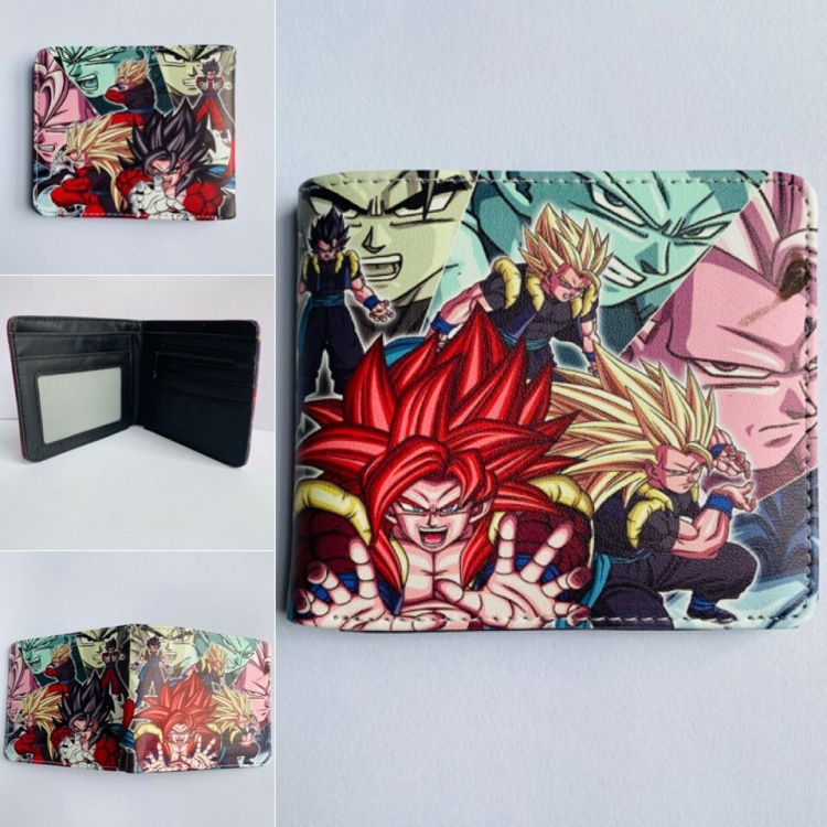 DRAGON BALL Short color picture two fold wallet 11X9.5CM 60G