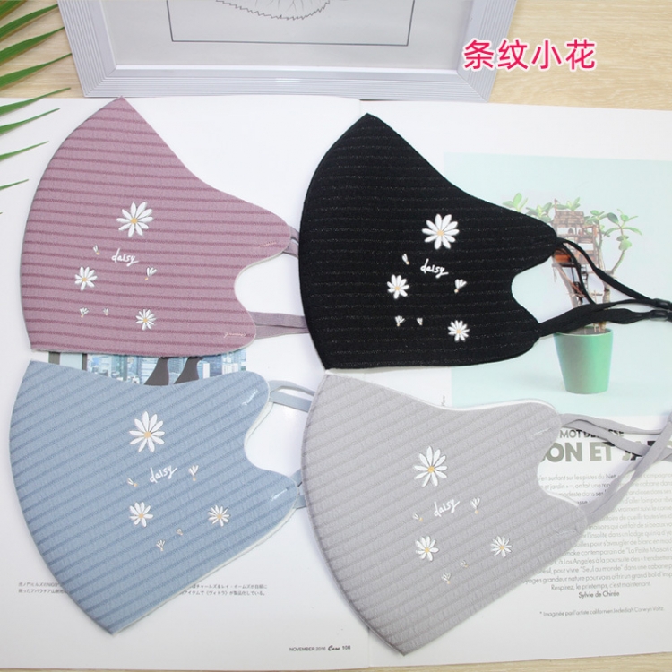 Adult models winter padded warm printed cotton washable mask price for 10 pcs