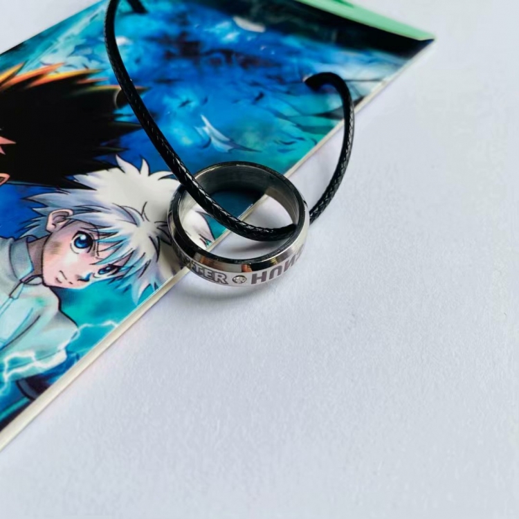 HunterXHunter Anime ring necklace accessories hanging pendant