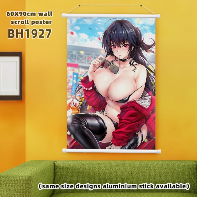 Azur Lane White Plastic rod Cloth painting Wall Scroll 60X90CM BH1927