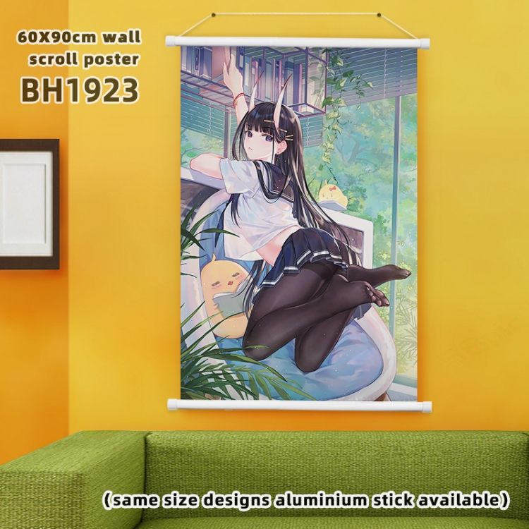 Azur Lane White Plastic rod Cloth painting Wall Scroll 60X90CM BH1923